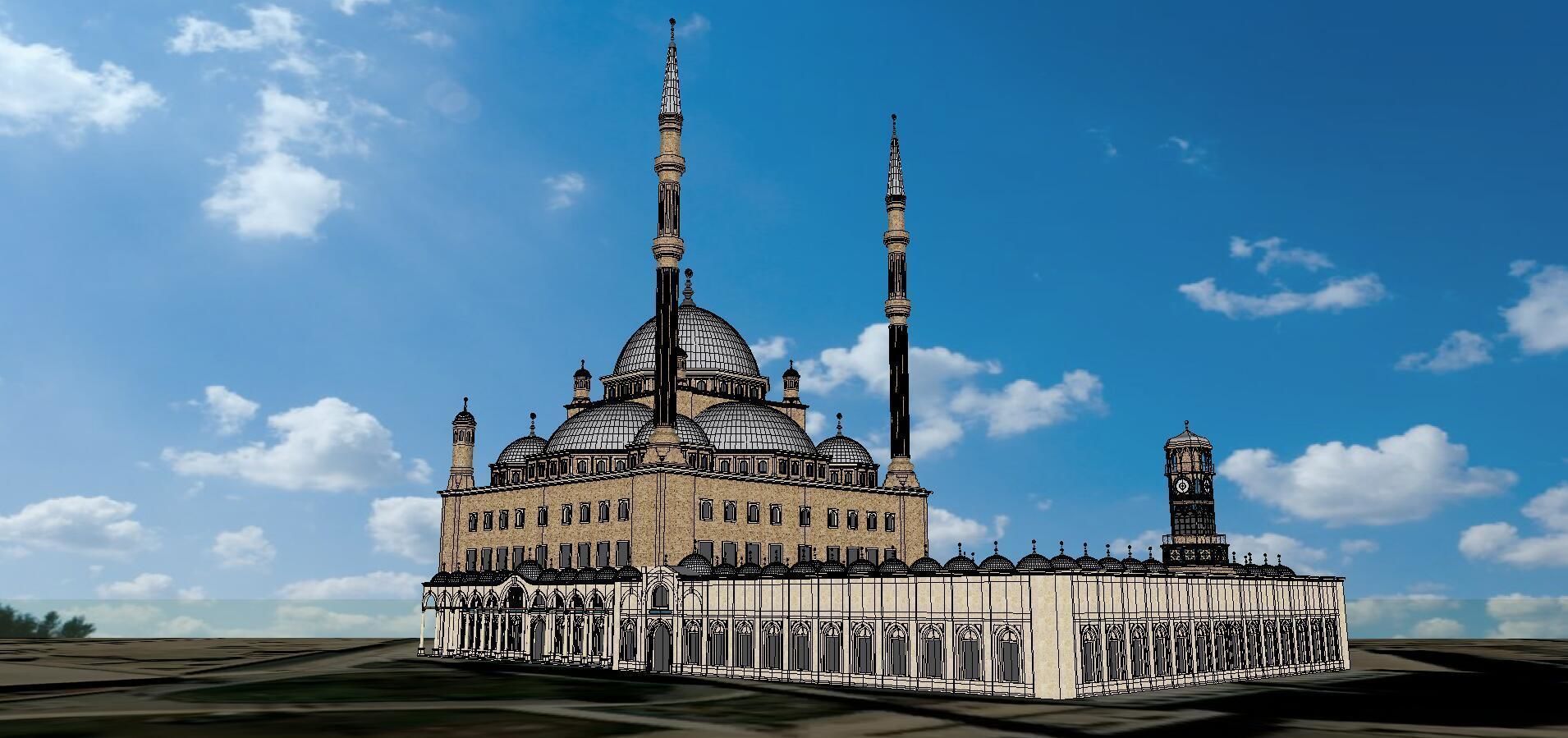 Architecture-Religion-God-Culture-Temple -0237 3D model_2