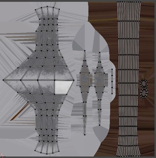 Norse-Gaelic Axe Low-poly 3D model Low-poly 3D model_6