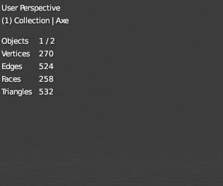 Norse-Gaelic Axe Low-poly 3D model Low-poly 3D model_4