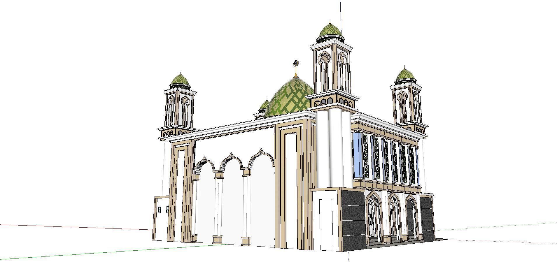Architecture-Religion-God-Culture-Temple-0294 mosque 3D model_2