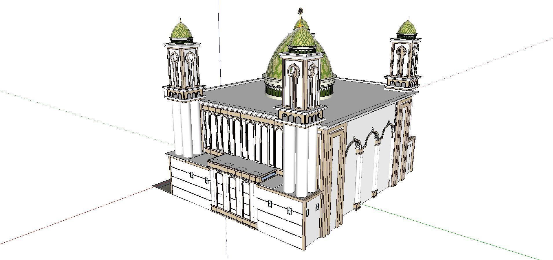 Architecture-Religion-God-Culture-Temple-0294 mosque 3D model_3