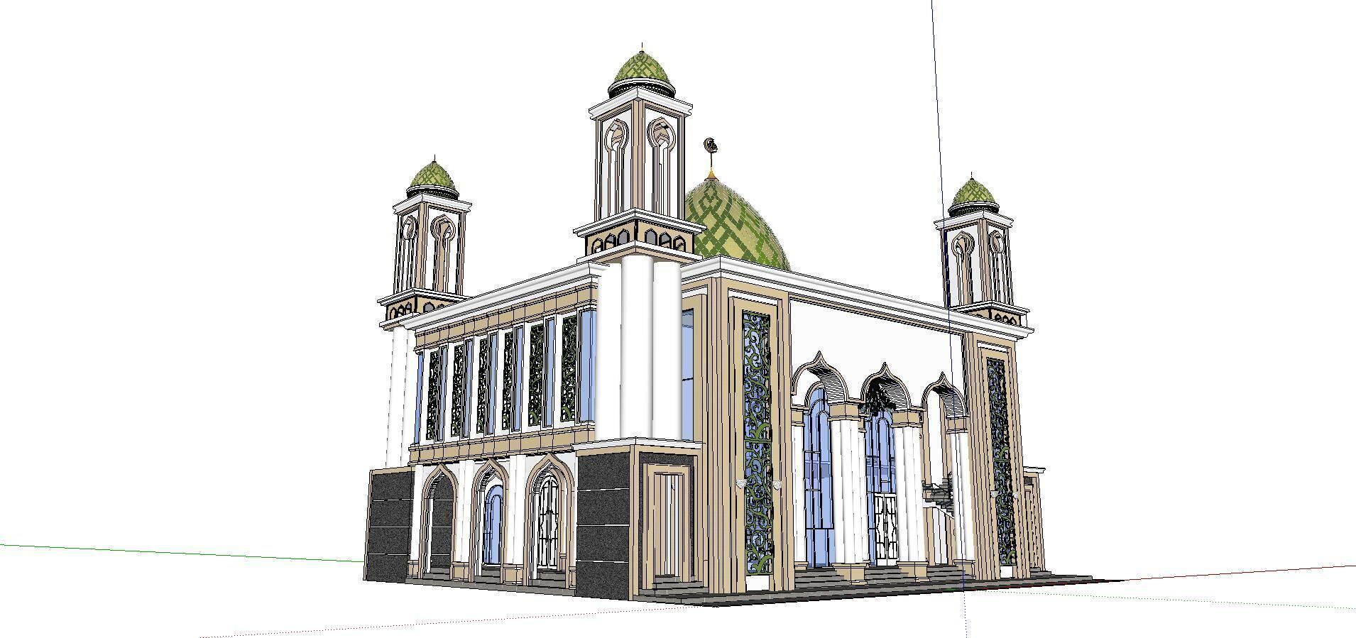 Architecture-Religion-God-Culture-Temple-0294 mosque 3D model_1