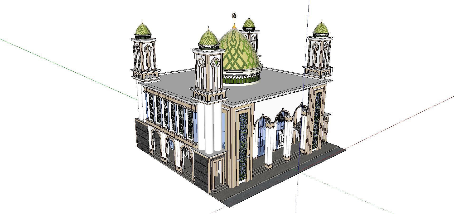 Architecture-Religion-God-Culture-Temple-0294 mosque 3D model_4