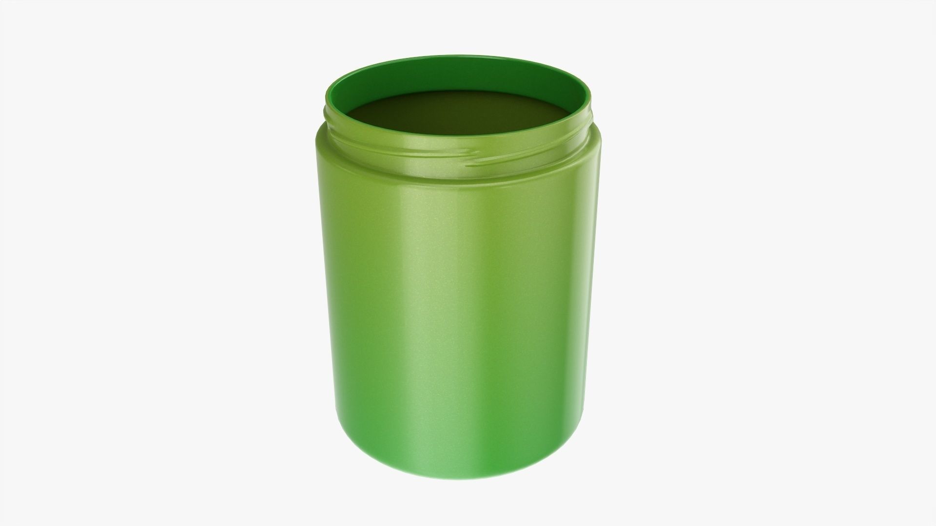 Plastic Jar Mockup 06 3D model_1