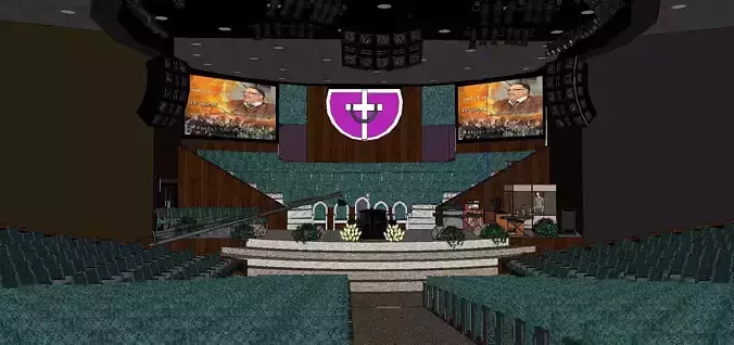 Architecture-Religion-God-Culture-Temple-0292 parking lot with cars parked in it