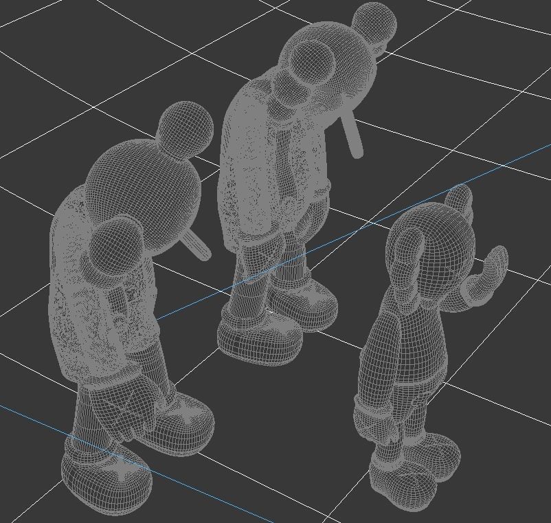 Kaws Toys 3D model_5