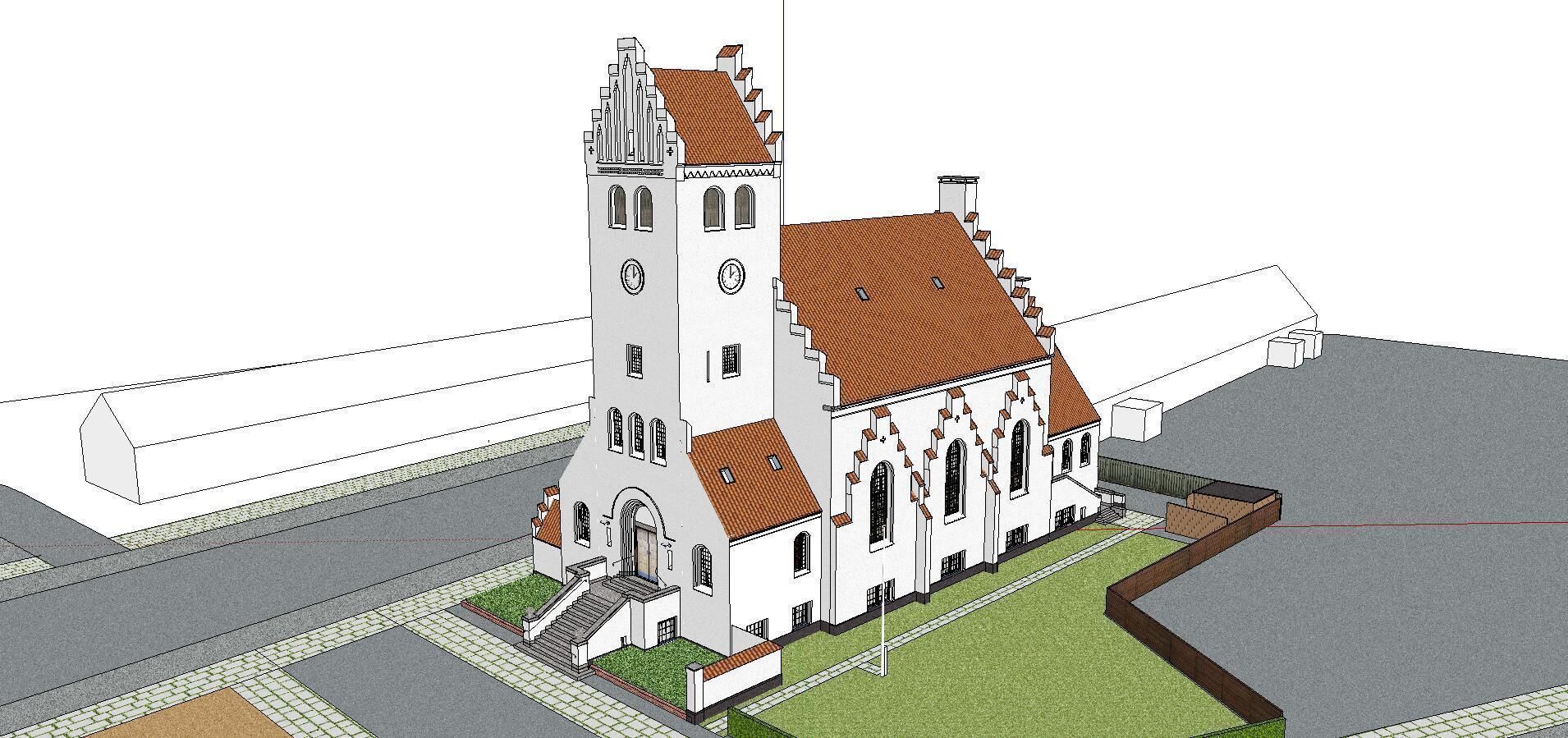 Architecture-Religion-God-Culture-Temple-0282 church with ste... 3D model_1