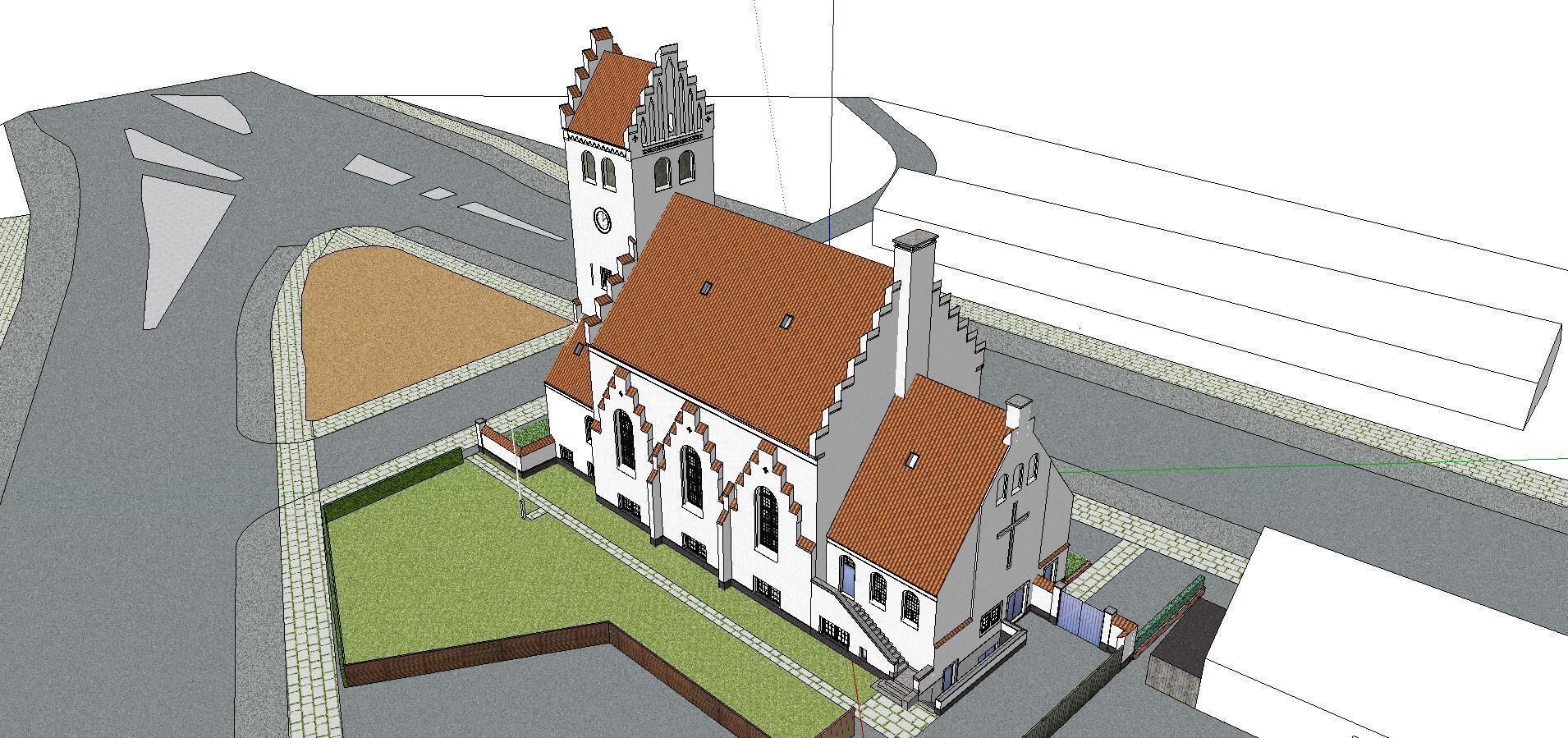 Architecture-Religion-God-Culture-Temple-0282 church with ste... 3D model_2