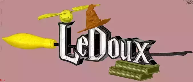 Your name in Harry Potter Mode 3D print model