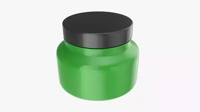 Plastic Jar Mockup 07 3D model
