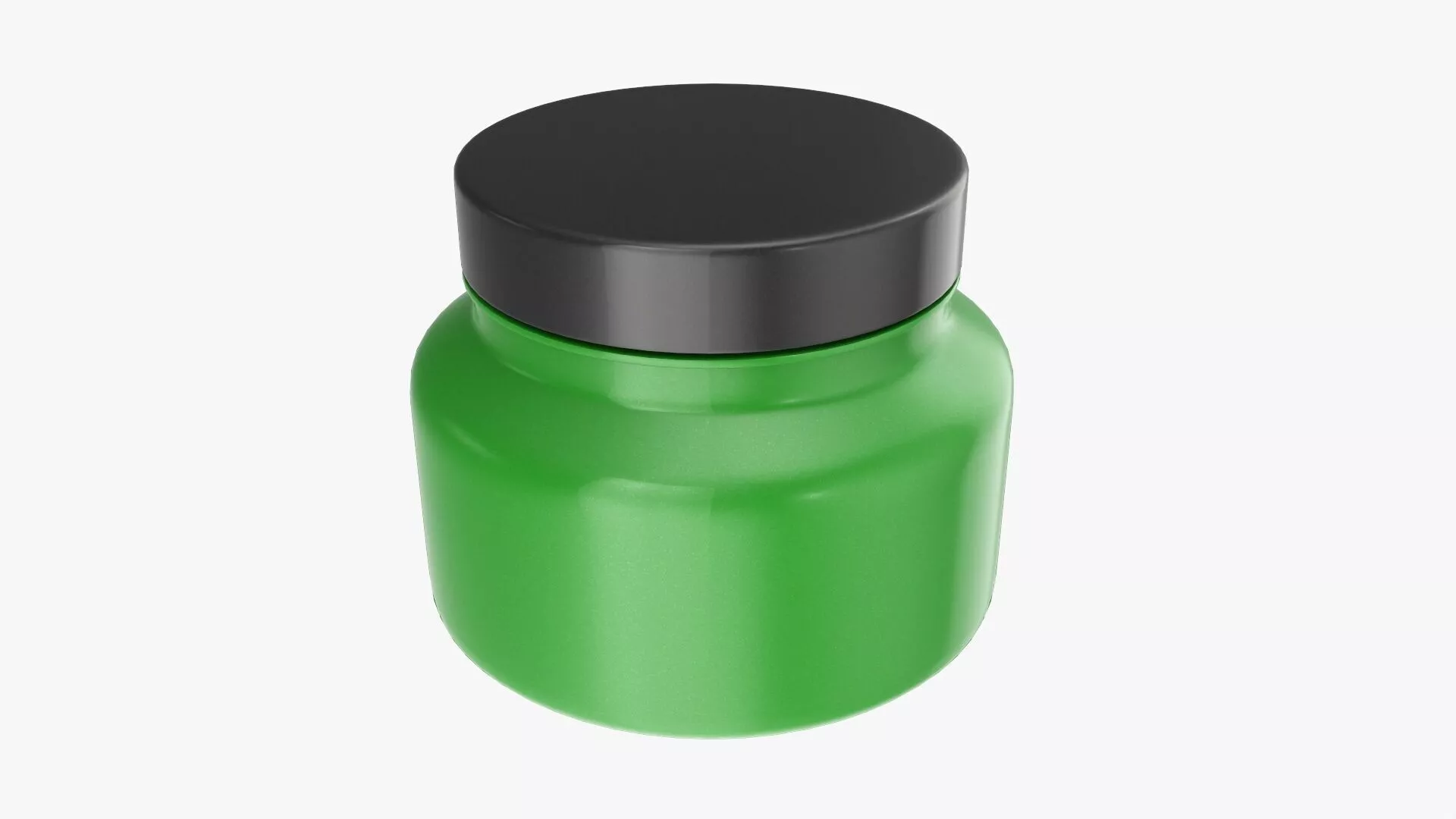 Plastic Jar Mockup 07 3D model