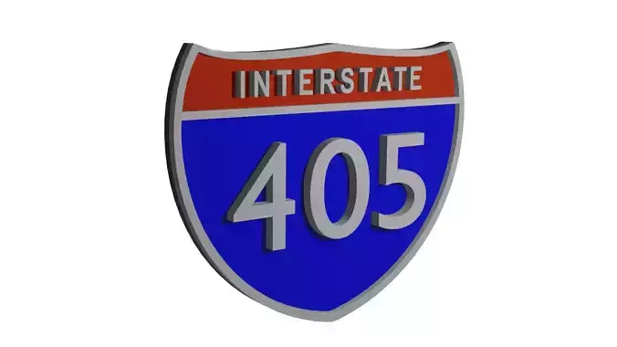 Sign Interstate Highway 405 2