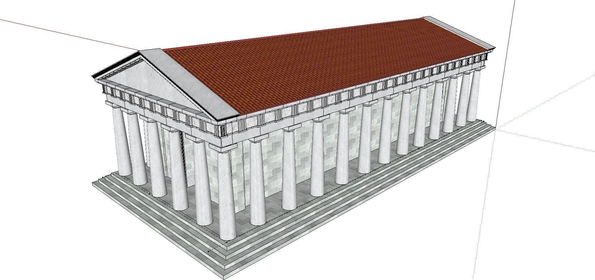 Architecture-Religion-God-Culture-Temple-0271 greek temple wi... 3D model_3