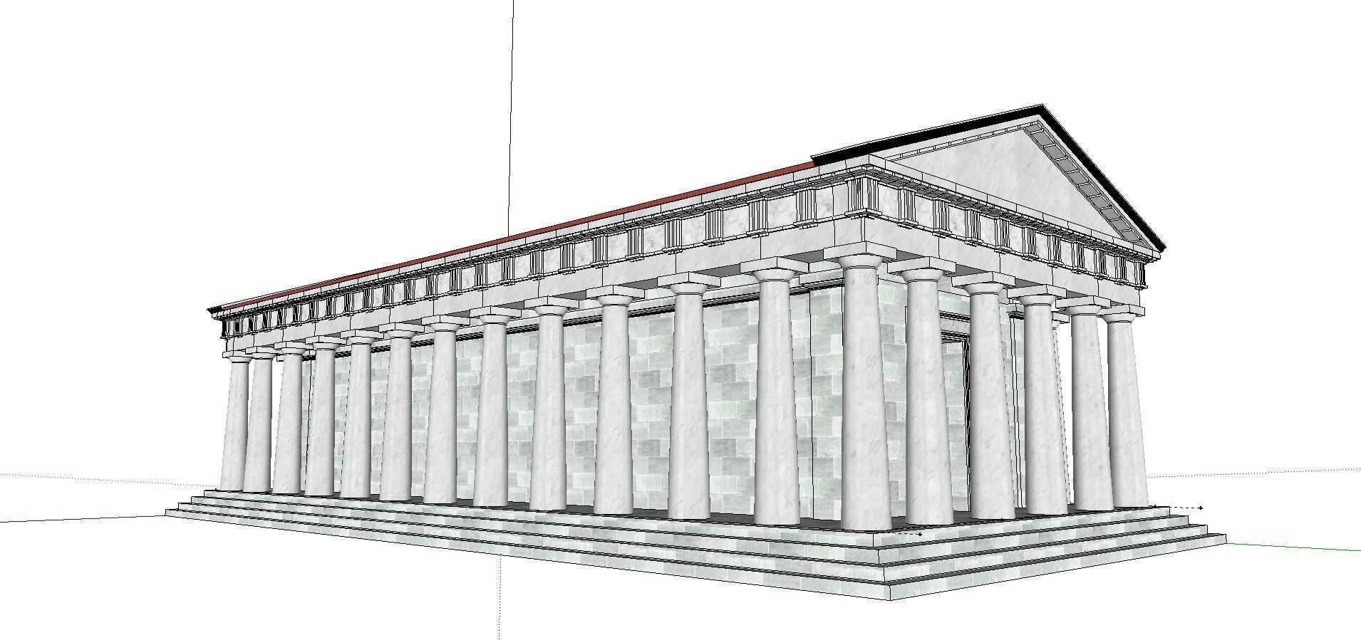 Architecture-Religion-God-Culture-Temple-0271 greek temple wi... 3D model_2