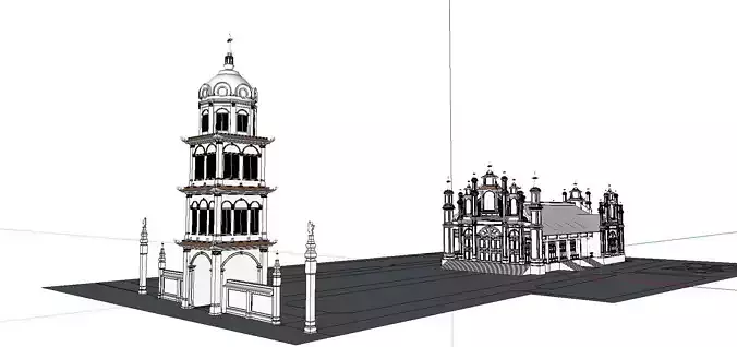 Architecture-Religion-God-Culture-Temple-0270 church with tower