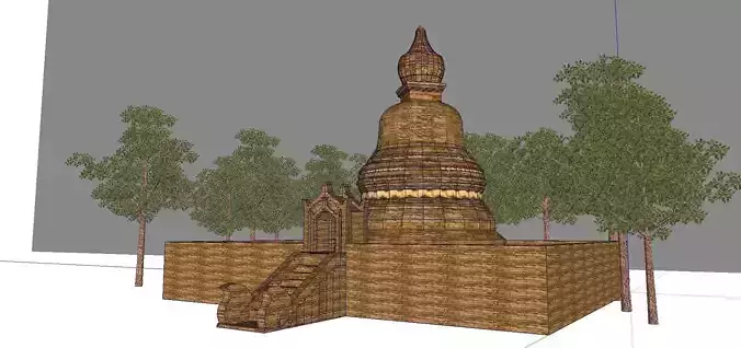 Architecture-Religion-God-Culture-Temple-0268 pagoda in middle of forest