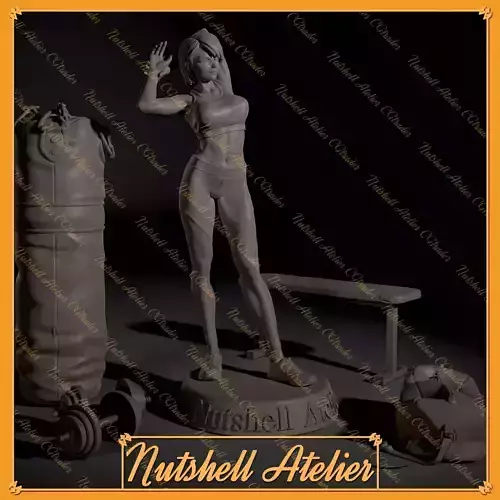 NUTSHELL ATELIER - STRETCHING GIRL