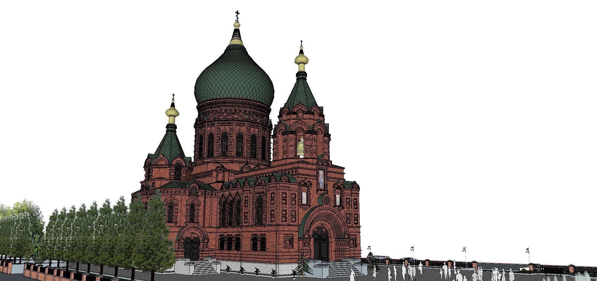 Architecture-Religion-God-Culture-Temple-0258 3D model_2