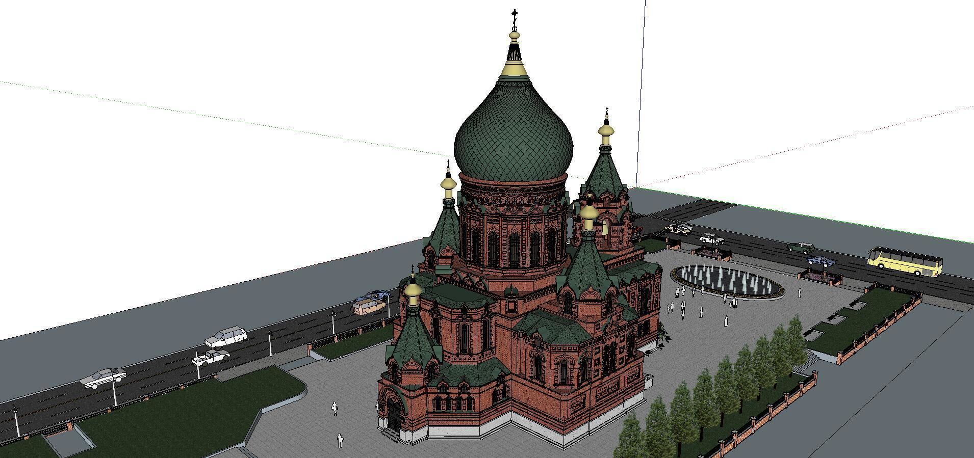 Architecture-Religion-God-Culture-Temple-0258 3D model_3