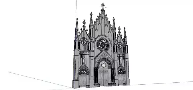 Architecture-Religion-God-Culture-Temple-0257 church 3D model