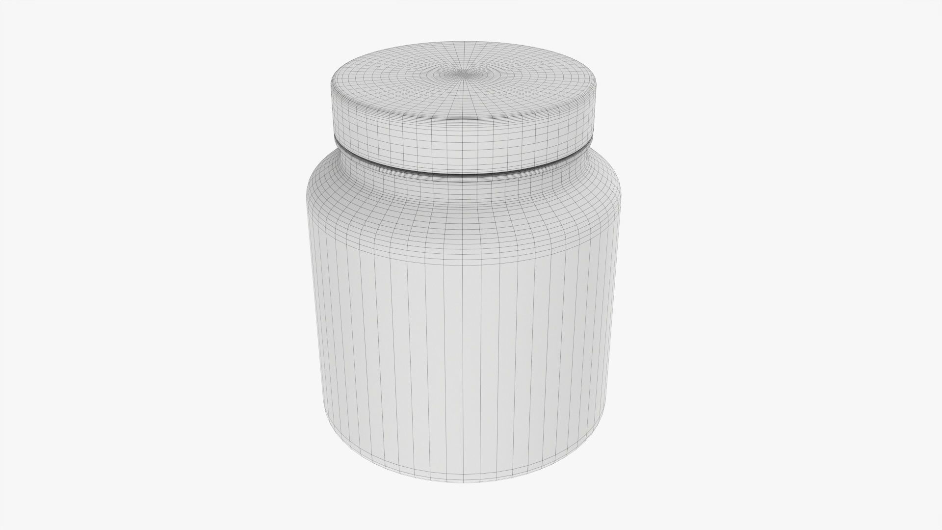 Plastic Jar Mockup 08 3D model_6
