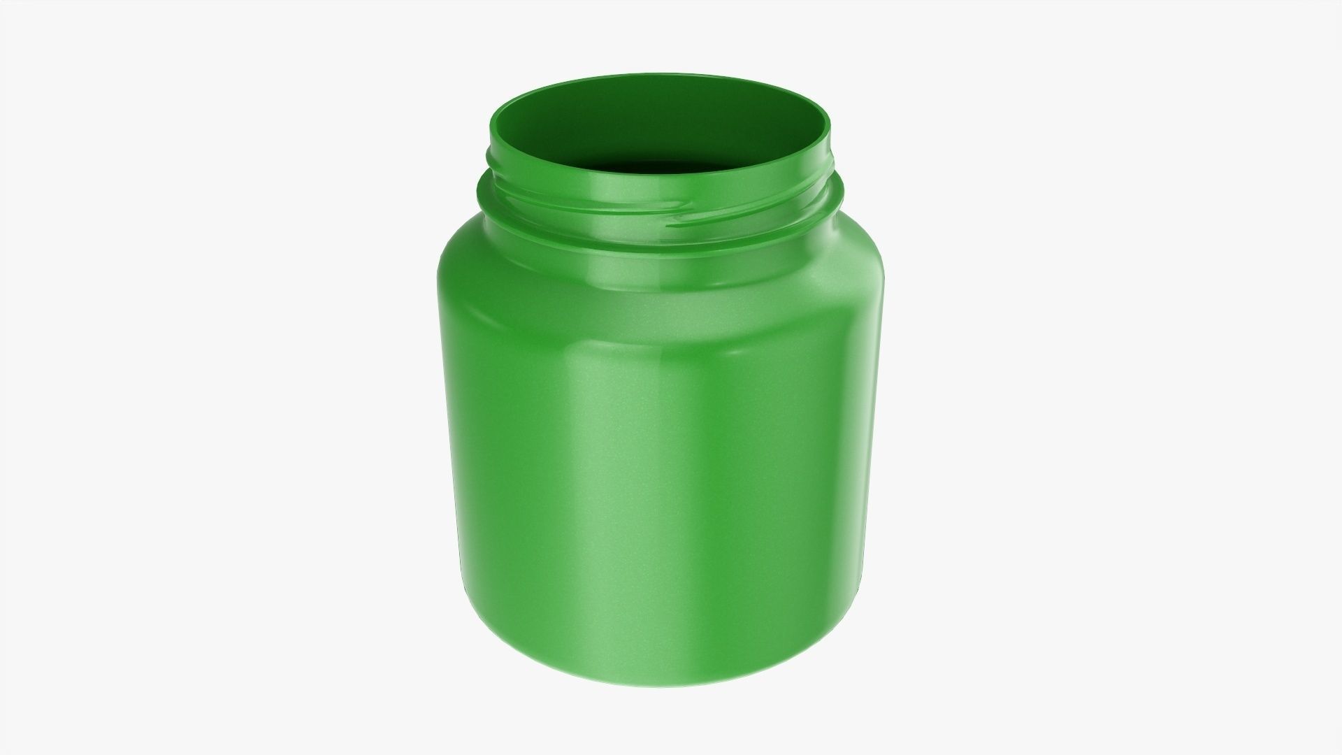 Plastic Jar Mockup 08 3D model_1