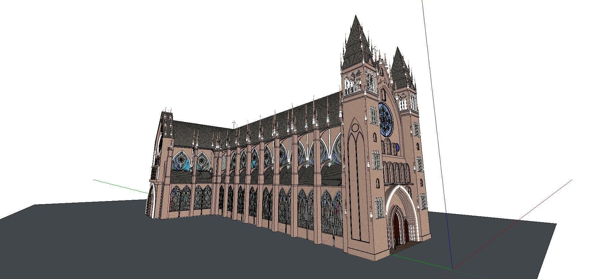 Architecture-Religion-God-Culture-Temple-0253 church 3D model_2