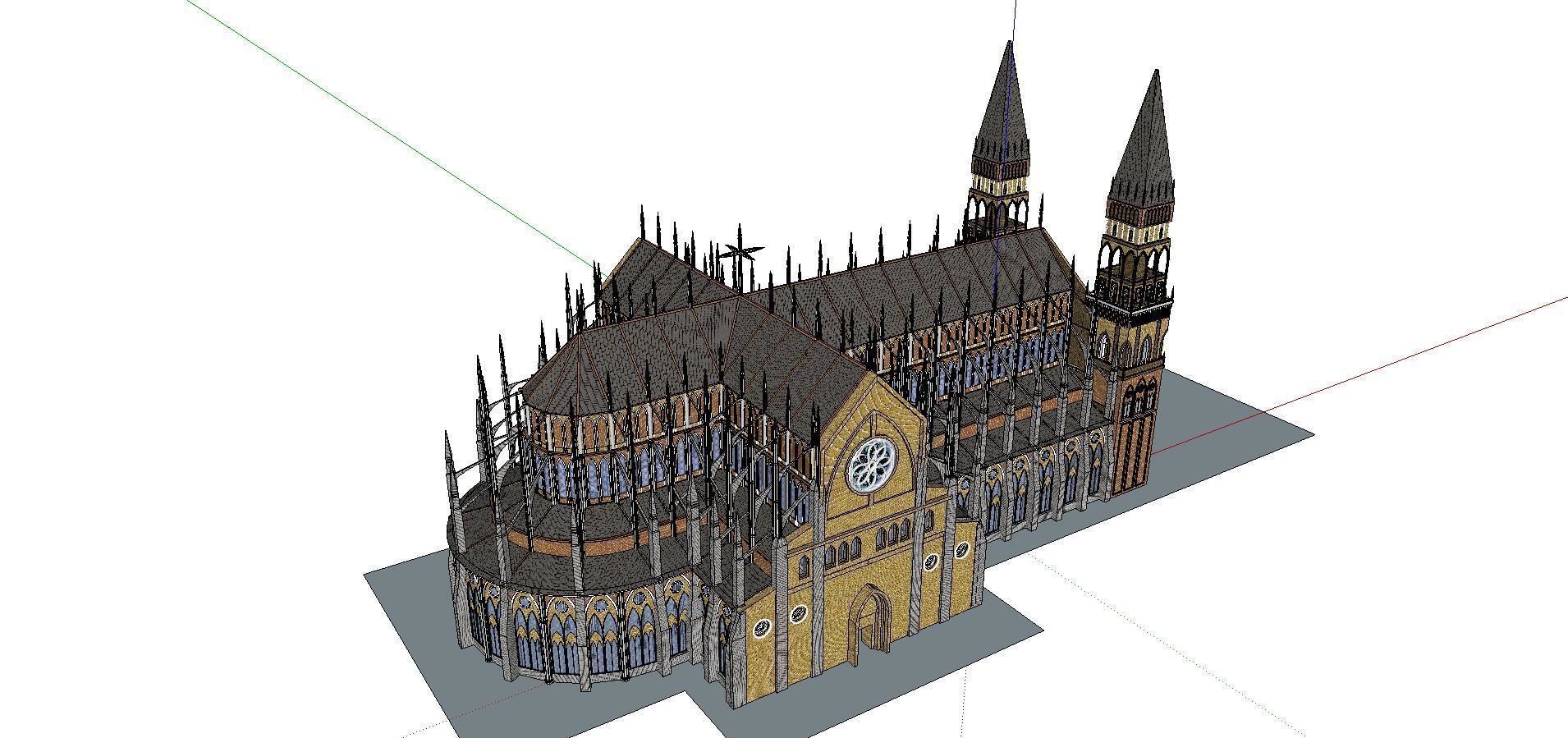 Architecture-Religion-God-Culture-Temple-0251 cathedral 3D model_3