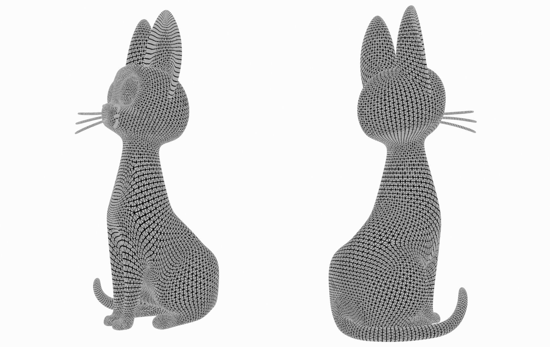 Printable Jiji Black Cat 3D print model_9