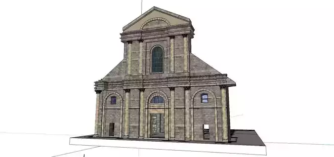 Architecture-Religion-God-Culture-Temple-0249 church 3D model