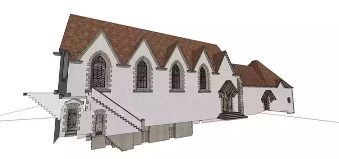 Architecture-Religion-God-Culture-Temple-0247 church with stairs leading up to it