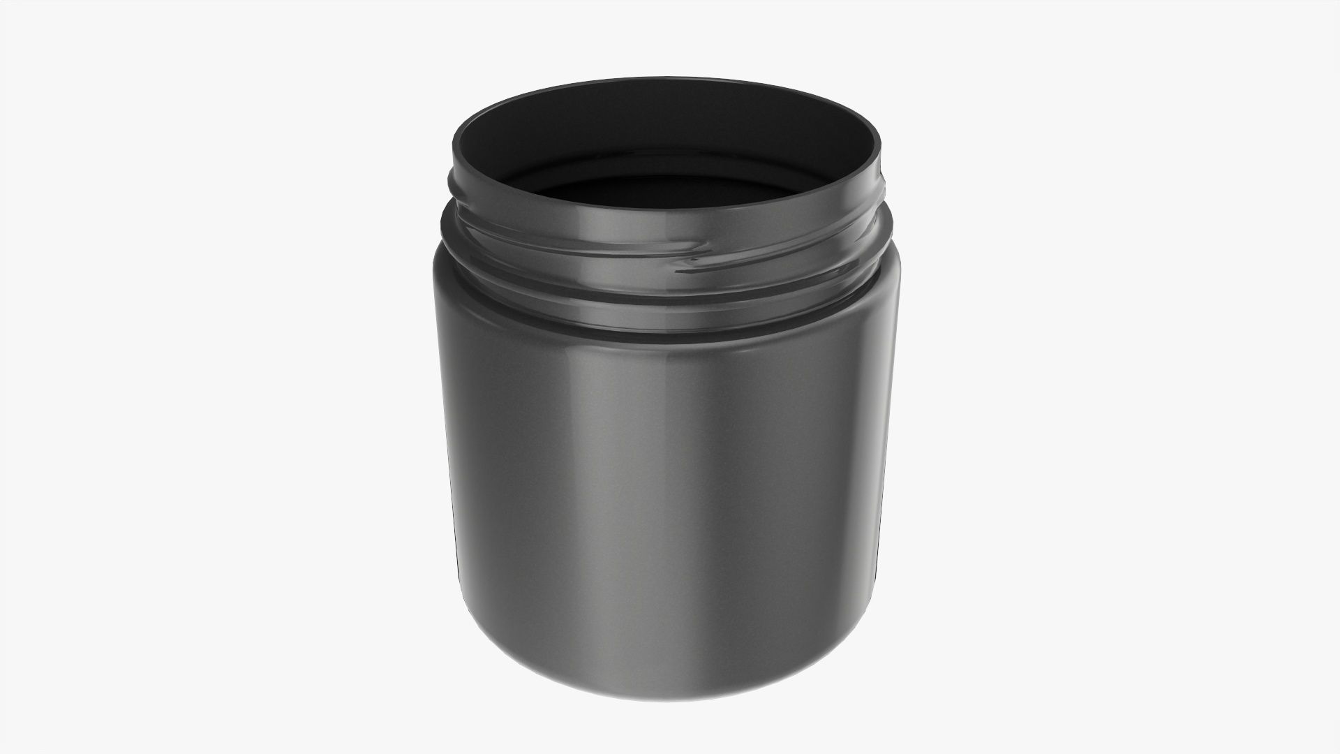 Plastic Jar Mockup 11 3D model_1