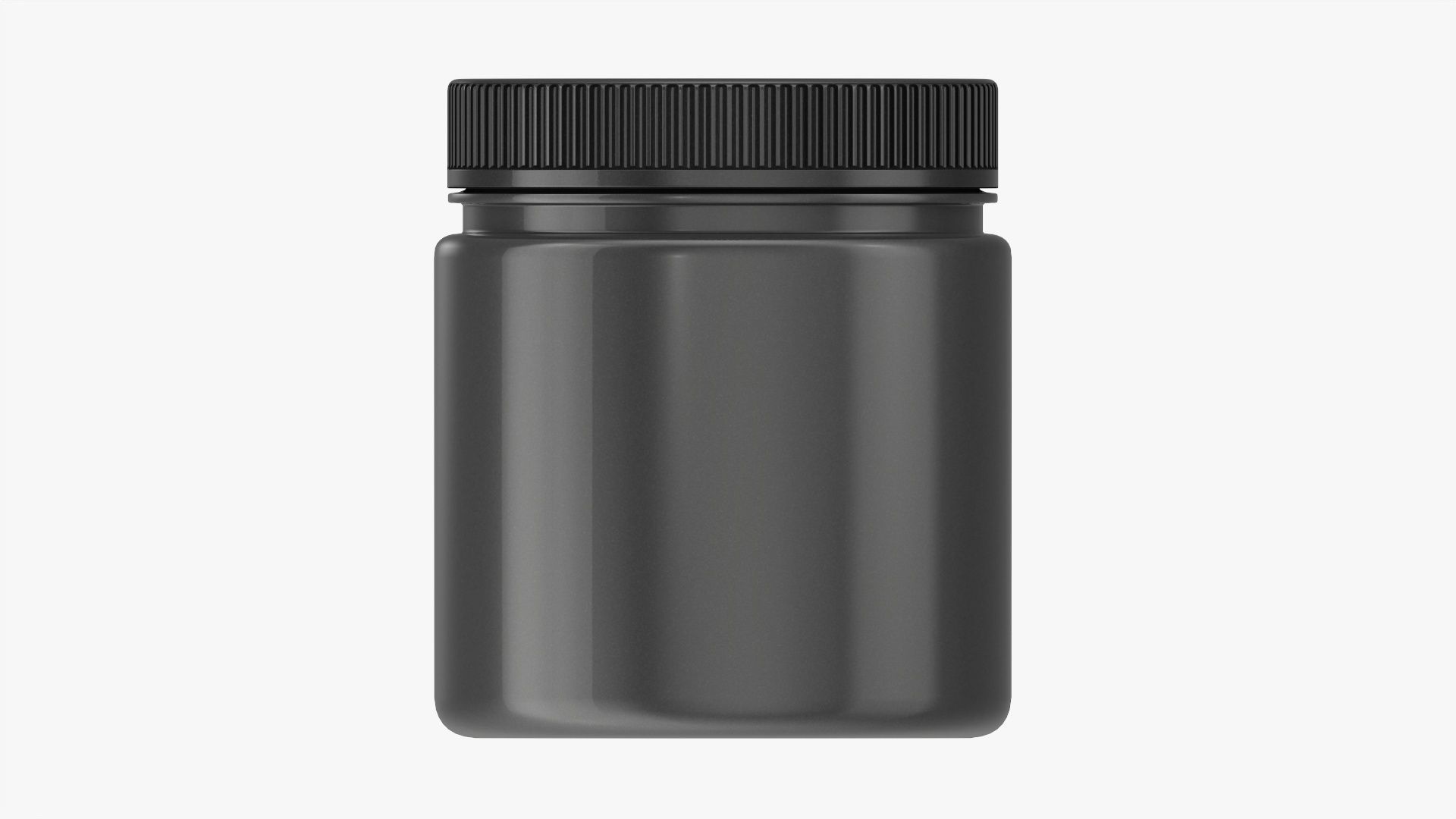 Plastic Jar Mockup 11 3D model_4
