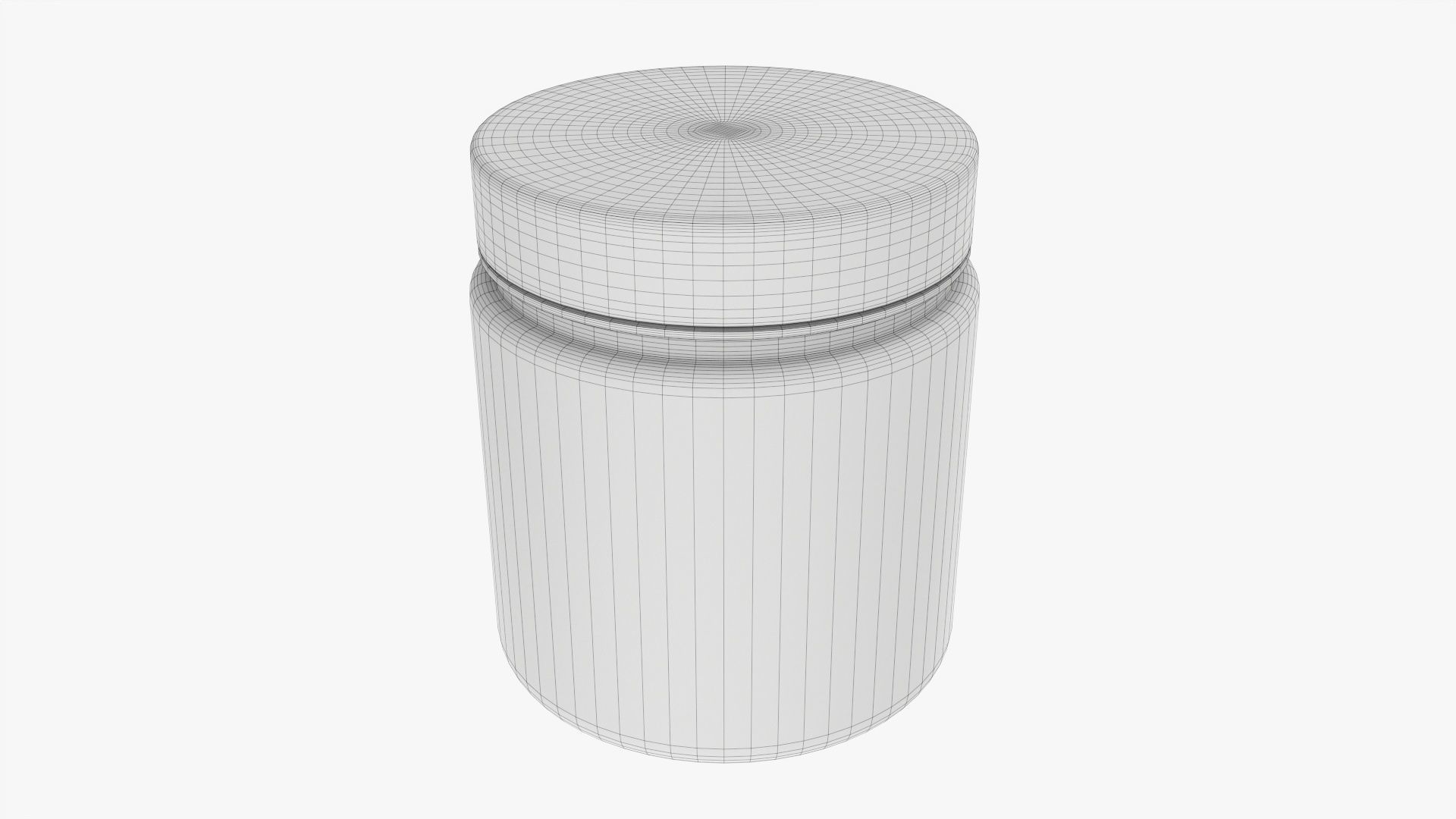 Plastic Jar Mockup 11 3D model_6