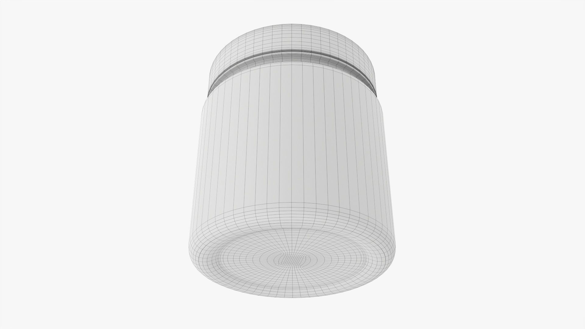 Plastic Jar Mockup 11 3D model_7