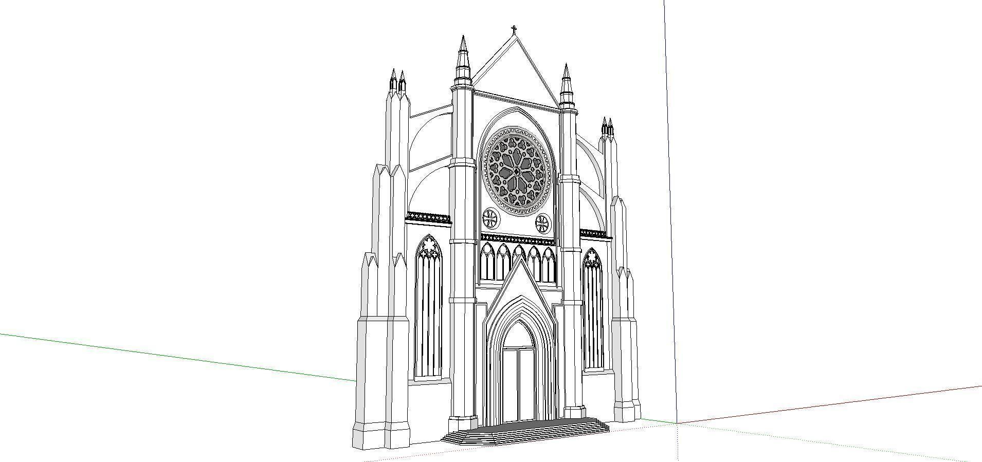 Architecture-Religion-God-Culture-Temple-0242 church 3D model_1