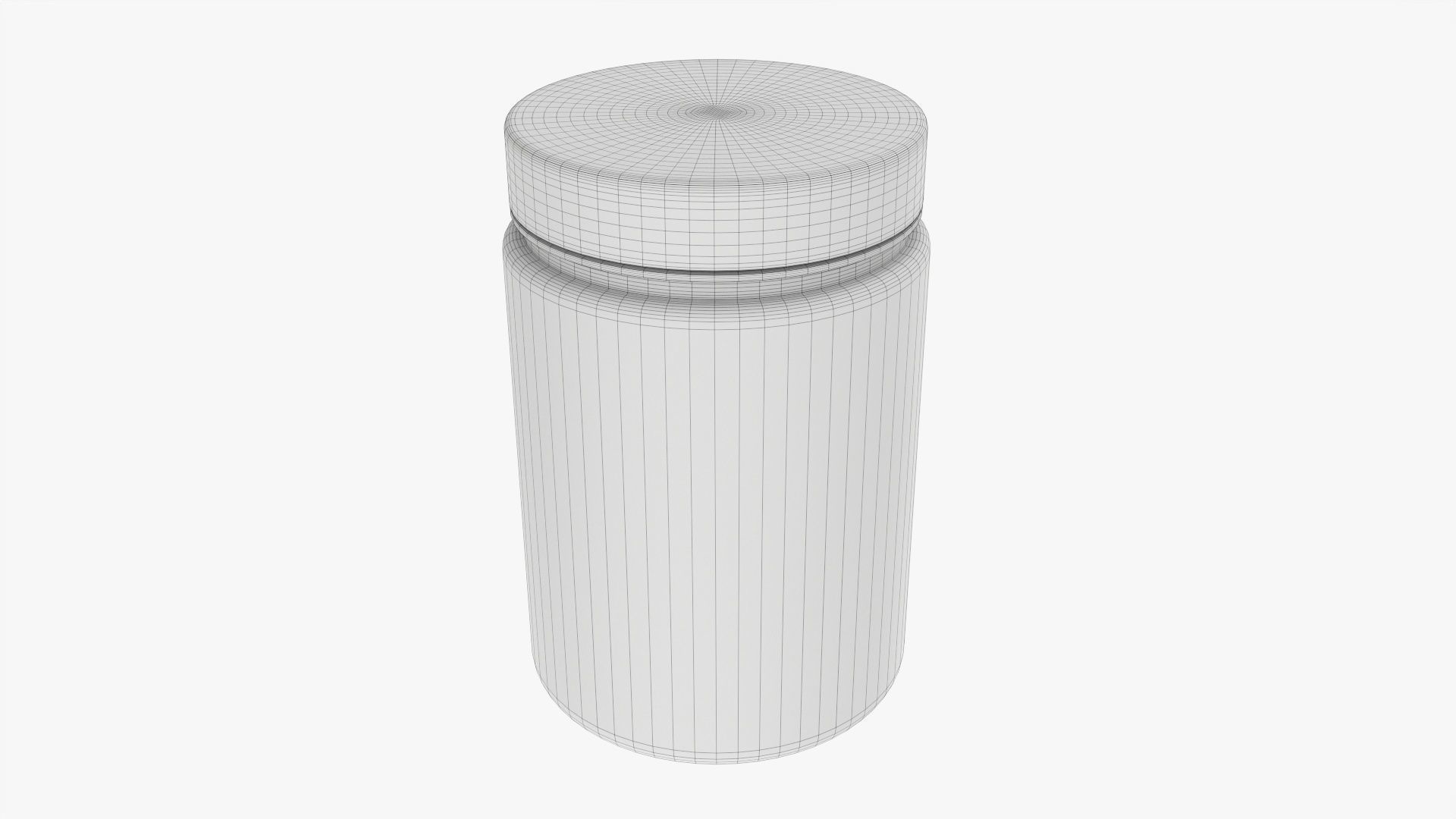 Plastic Jar Mockup 12 3D model_6