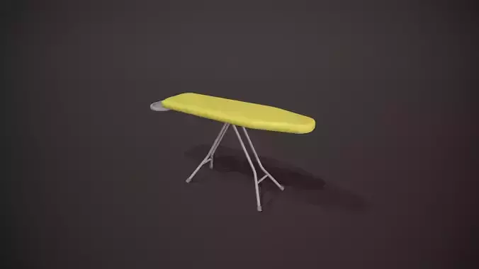 Plain Yellow Ironing Board