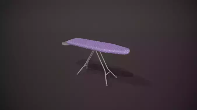 Purple and White Spots Ironing Board