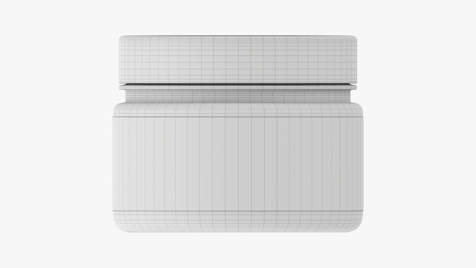 Plastic Jar Mockup 13 3D model_9