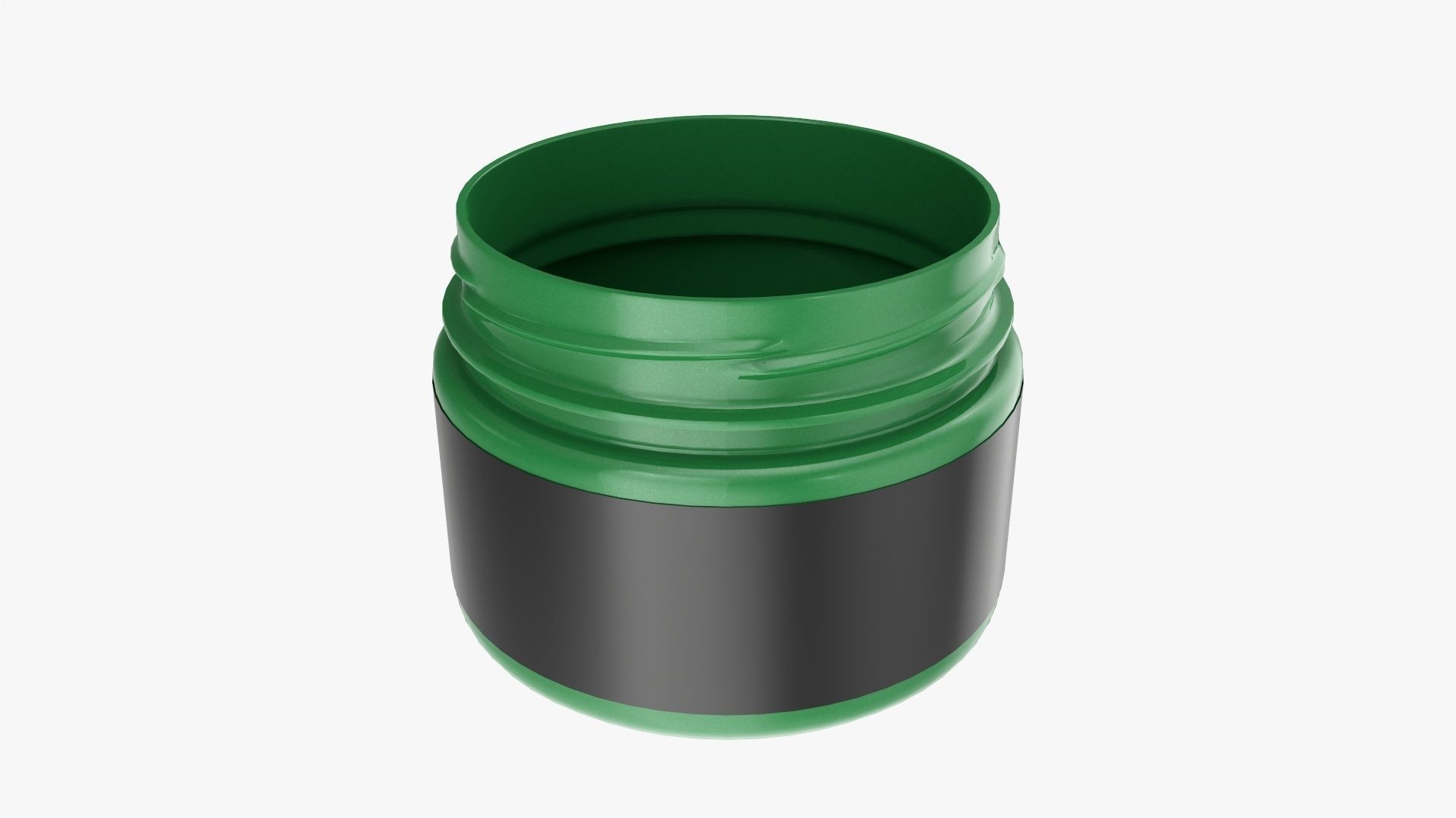 Plastic Jar Mockup 13 3D model_1