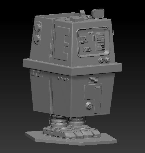 Gonk pen holder 3D print model_1