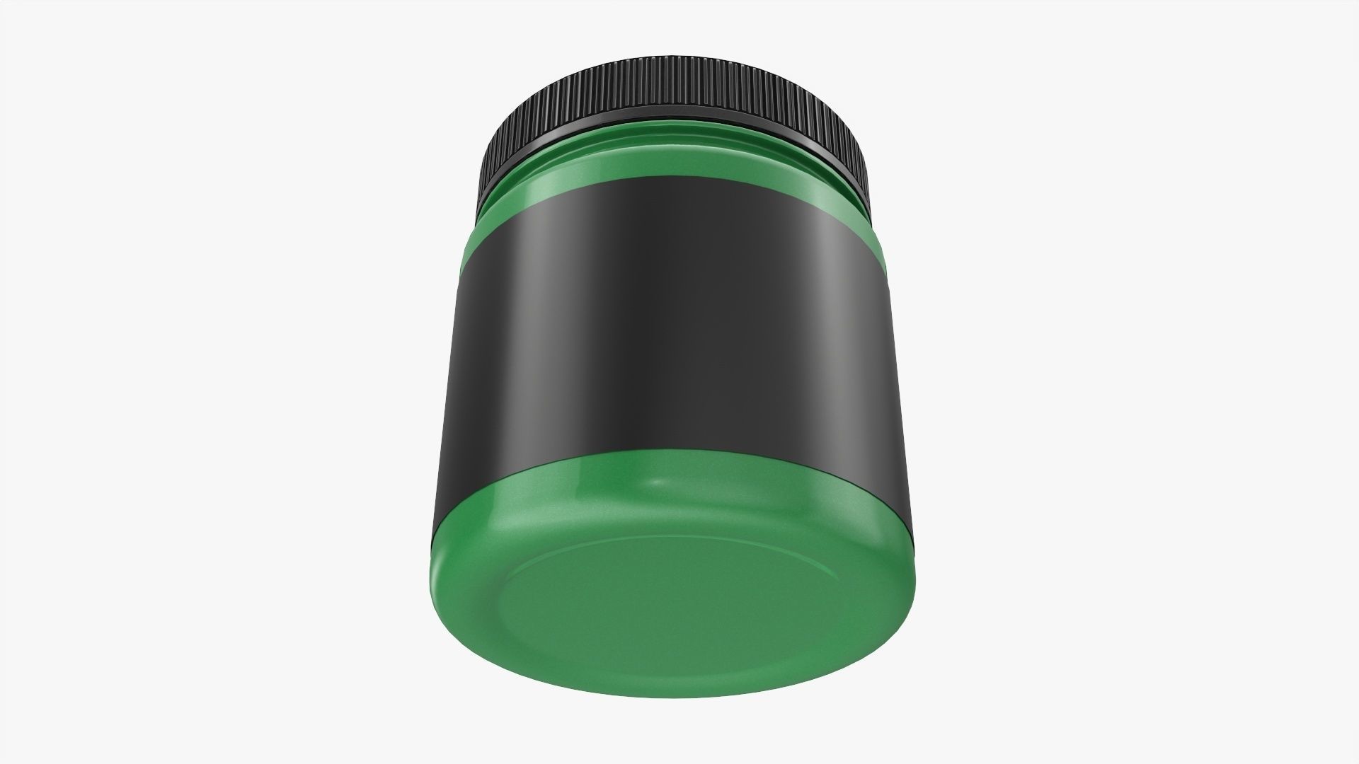 Plastic Jar Mockup 14 3D model_4