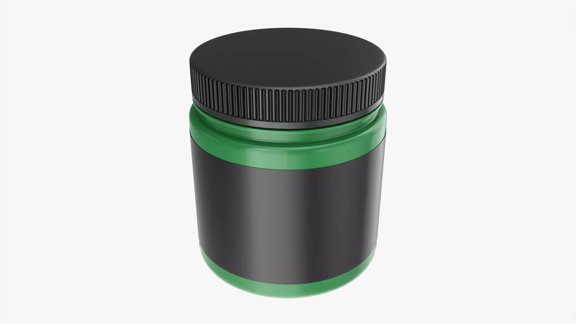 Plastic Jar Mockup 14 3D model_0