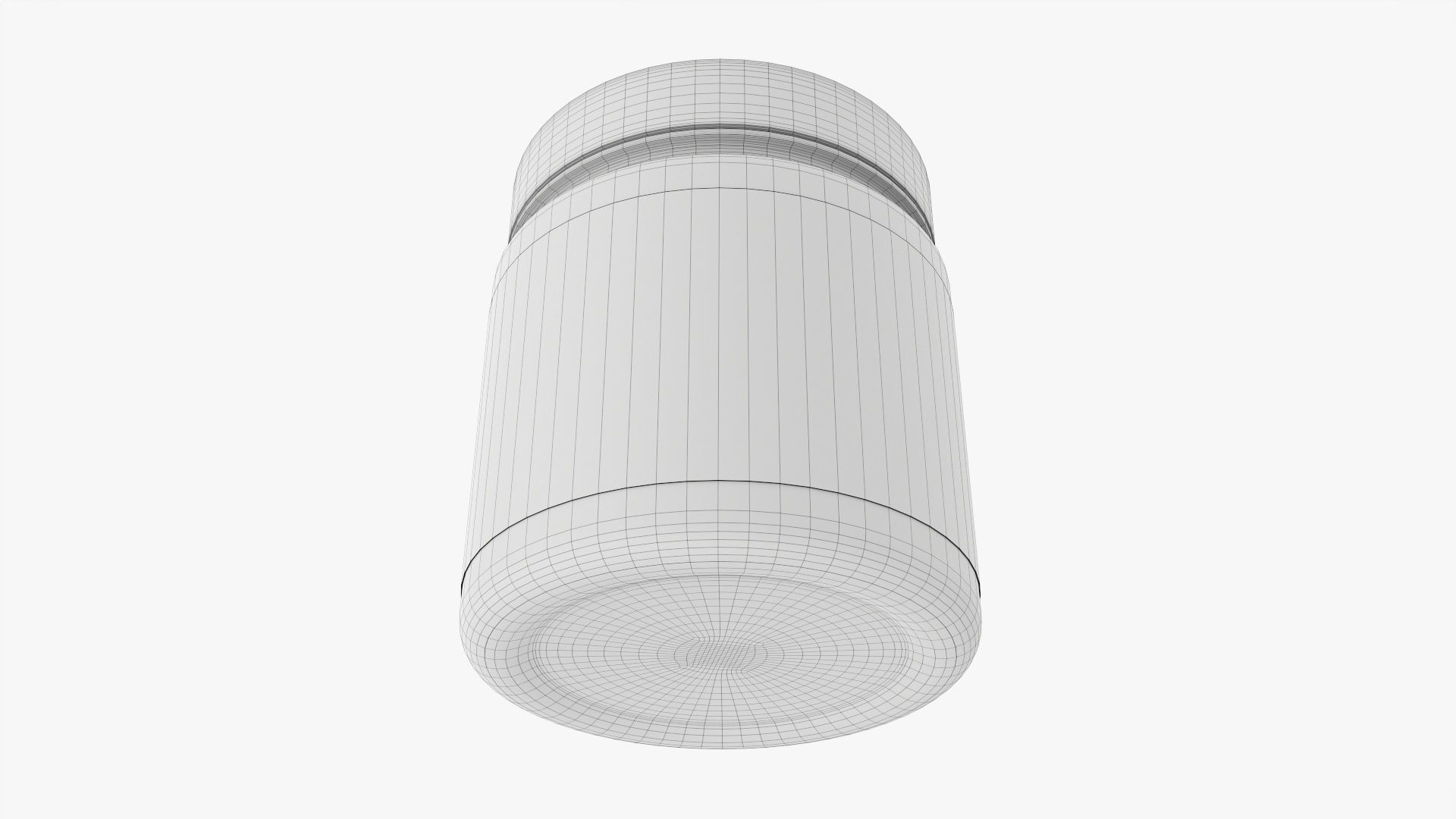 Plastic Jar Mockup 14 3D model_8