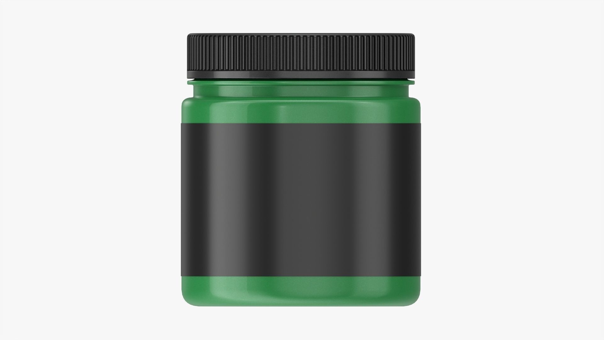 Plastic Jar Mockup 14 3D model_5