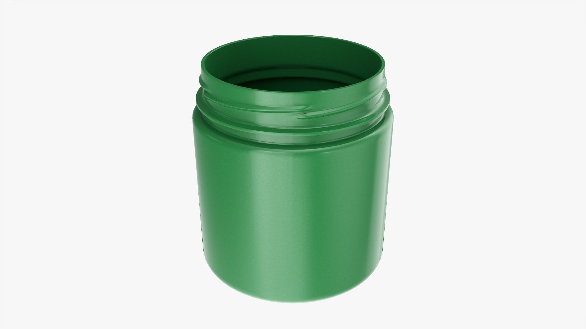 Plastic Jar Mockup 14 3D model_2