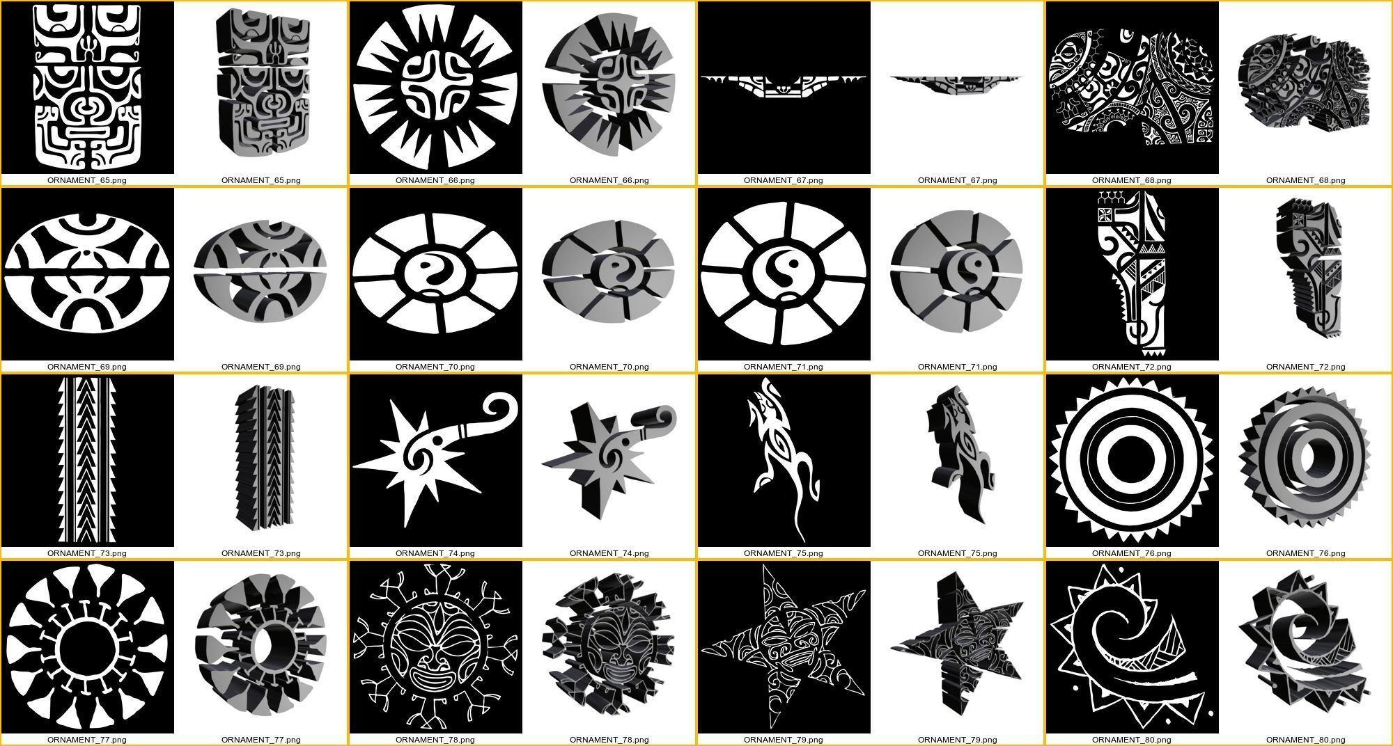 POLINESIA ORNAMENTS part 1 3D model_5