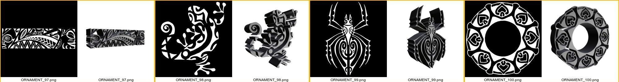 POLINESIA ORNAMENTS part 1 3D model_7