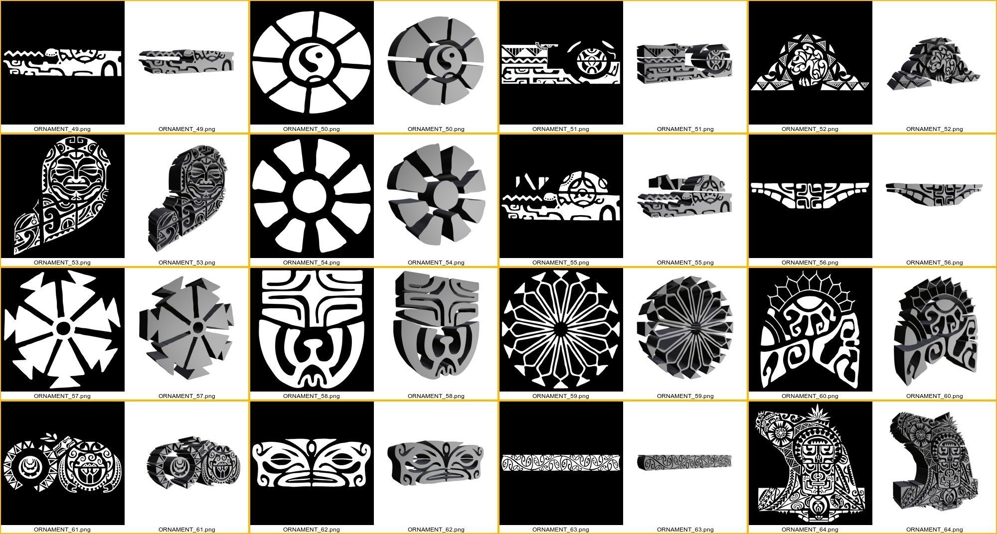 POLINESIA ORNAMENTS part 1 3D model_4